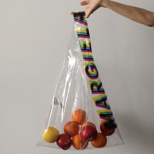 Margiela clear PVC tote bag